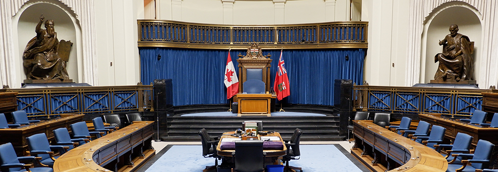 Throne Speech - Image from the Manitoba Chamber